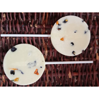 Sucettes Choco Blanc & Fleurs – Élégance Fondante et Florale